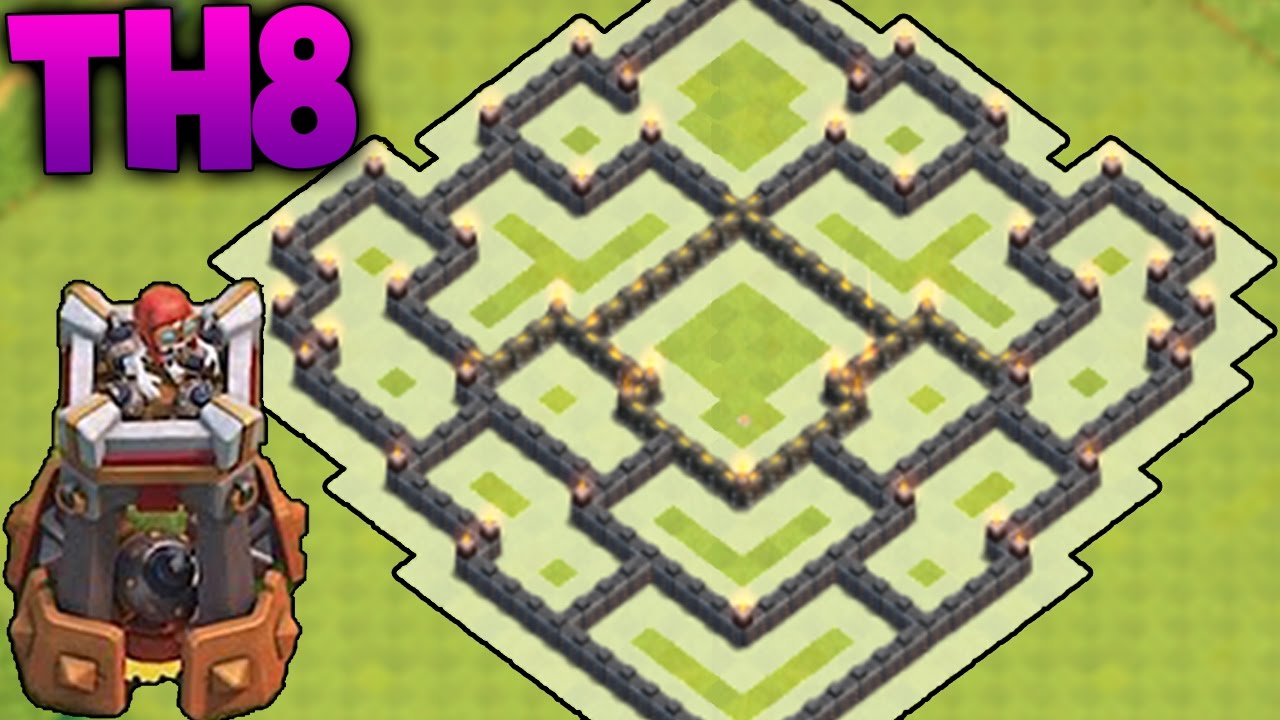 picture Aldea Ayuntamiento Nivel 8 Con Torre Bombardera aldea hibrida torre bombardera th8 ayuntamiento 8 diseno de aldeas 2016 bygenesys