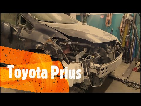 Кузовной ремонт Toyota Prius рихтовка передка#рихтовка#кузовной ремонт