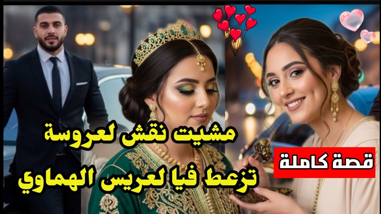خلى عروسته نهار الحنة و بقى حال فمو فيا 🤫النقاشة المطلقة و العريس الهماوي🥾من أروع القصص 