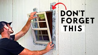 How to Install a Shed Window (StepbyStep DIY Guide)
