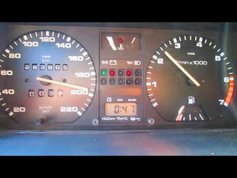 ფოლკსვაგენ გოლფ-2, მოწყვიტა სპიდომეტრი!