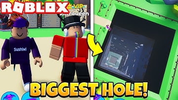 Digging The BIGGEST HOLE To Ever EXIST In Mining Simulator 2! (Roblox)