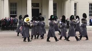 Band of the Irish Guards Marching Display at Wellington Barracks Square