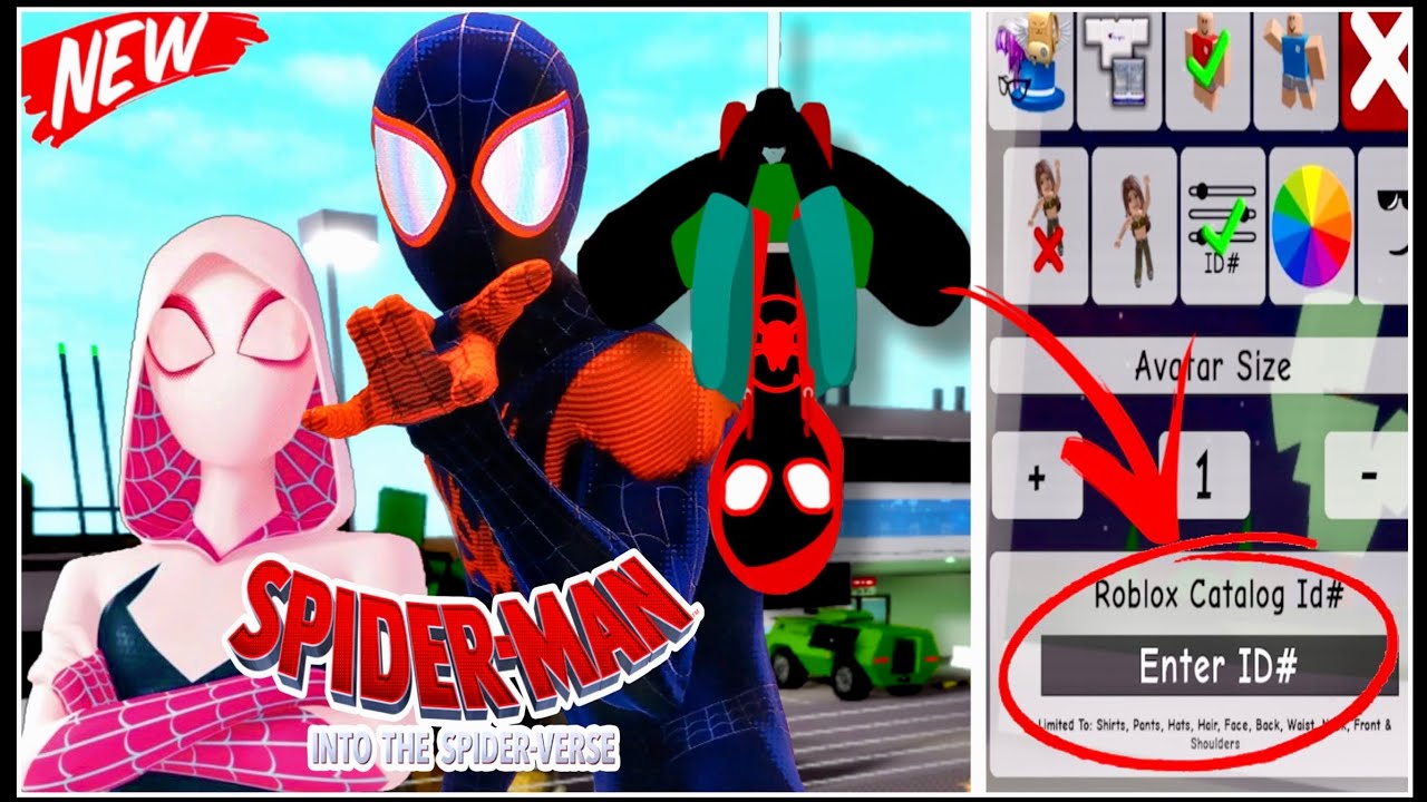 ID CODES) HOW TO BECOME SPIDER MAN IN BROOKHAVEN ROBLOX 