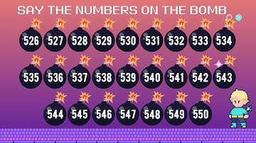 Counting BIG Numbers 501 to 550 is FUN with Counting Companion