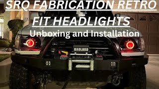 SRQ FABRICATION RETRO FIT HEADLIGHTS 3rd Gen 4Runner UNBOXING AND INSTALLATION