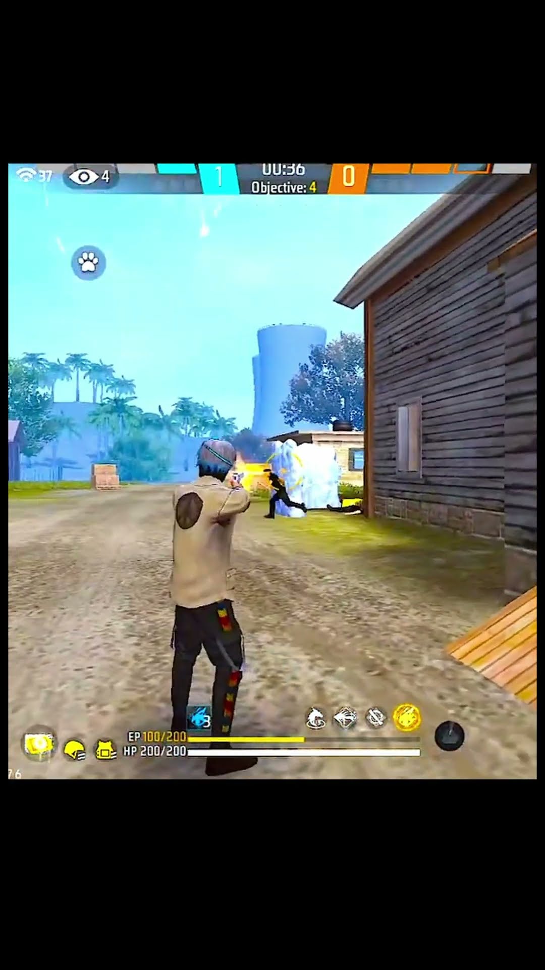 THIS IS WHY THEY CALL ME  DESERT GOD?? 1V4 LIKE WHITE 444?#adipurushff #freefire #foryou #short