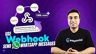 Send WhatsApp Messages via Webhooks | EasySocial WhatsApp Automation for Zoho, HubSpot, Zapier, etc.