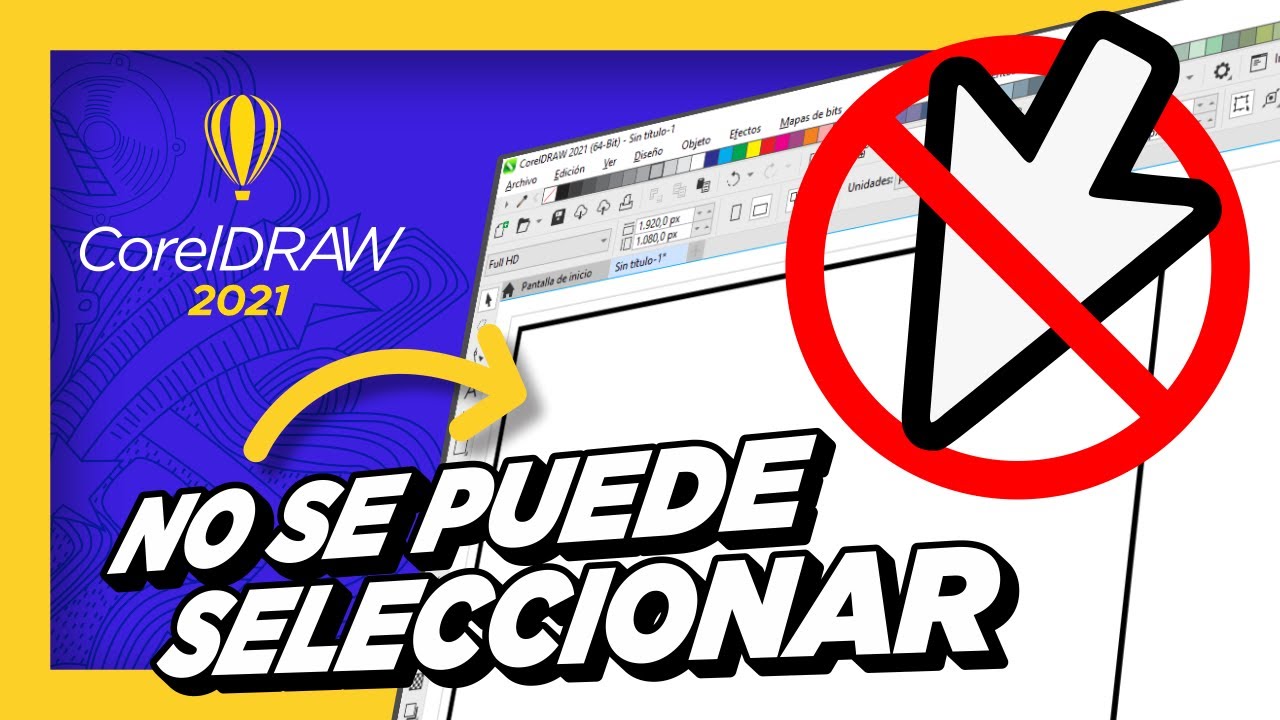 SOLUCIÓN no puedo SELECCIONAR OBJETOS en CorelDRAW 2021 🚫 shorts YouTube