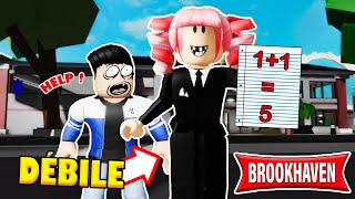 DÉBILE QUI DEVIENS PROFESSEUR SUR BROOKHAVEN | ROBLOX BROOKHAVEN RP