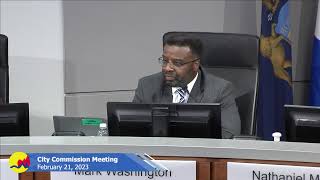 City Commission Meeting - February 21, 2023