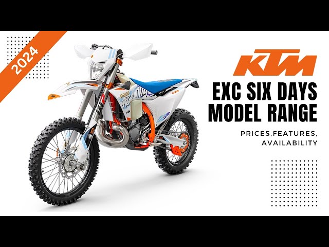 2024 KTM EXC Enduro range – Take a closer look with Mani