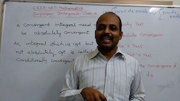 REAL ANALYSIS-IMPROPER INTEGRALS-CLASS-12:DIRICHLET TEST