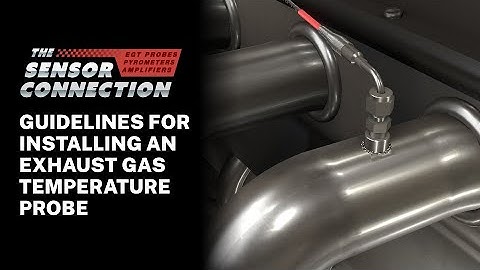 Guidelines How to Install EGT Exhaust Gas Temperature Sensor