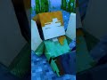8  alex fell into the water because of the zombie   shorts minecraft