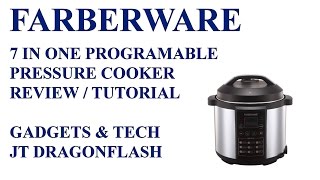 Farberware 7-IN-1 Programmable (2nd gen) Pressure Cooker Manual