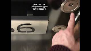 Çelik Kapı Tamiri Panel Değişimi Çelik Kapı Kırık Panel Cam Değişimi Çelik Kapı Tamiri Onarımı