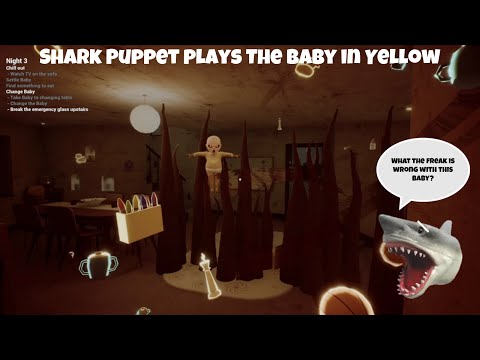 SB Movie: Shark Puppet plays The Baby in Yellow!