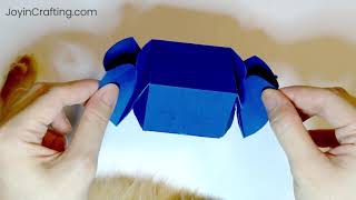 How to fold candy box template | FREE! Silhouette Cameo Cut File