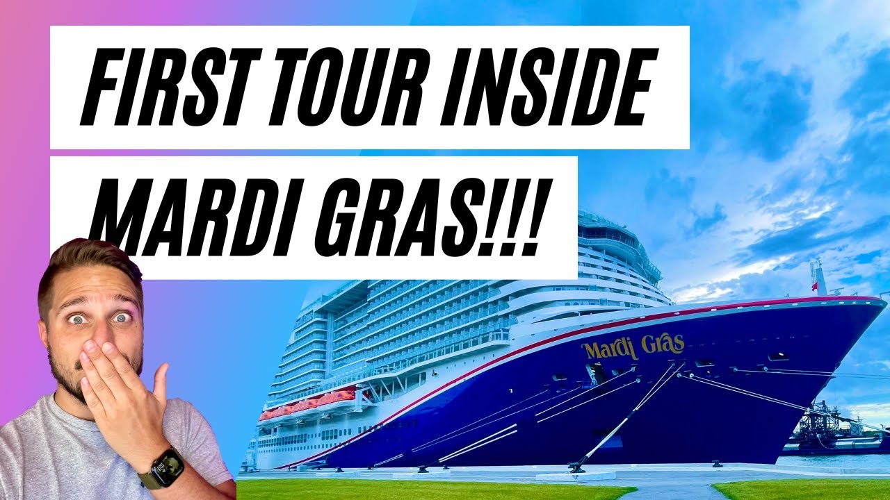 Carnival Mardi Gras FIRST INSIDE TOUR!  Deck 6