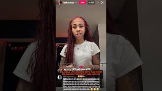 Big Jadaa #iglive Arguing with Nay Moore 😬👀#fullychop #lilnoonie #q50wlil50 #chiraq #chiraqdrill