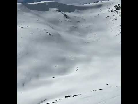 Gulmarg avalanche vedio of 2018