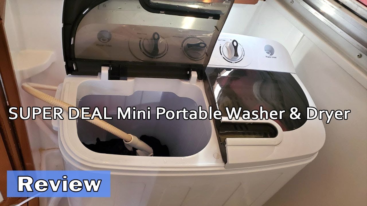 SUPER DEAL Mini Portable Washer & Dryer Review 2023 YouTube