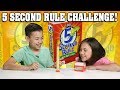 5 second rule challenge just spit it out