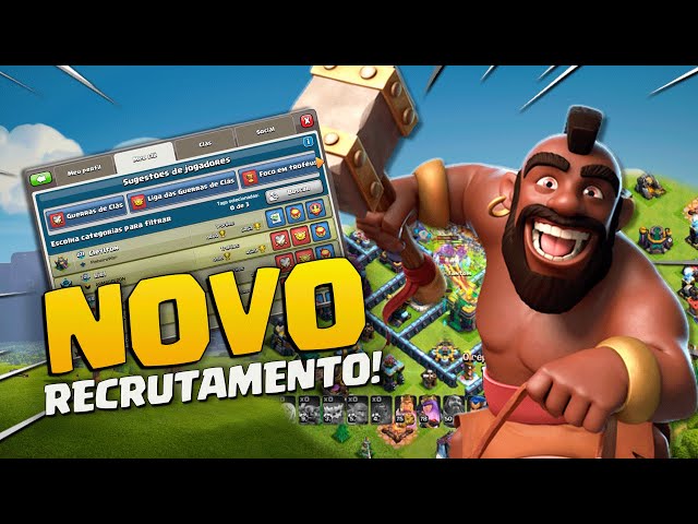 Recrutamento de novos jogadores - Sugestões