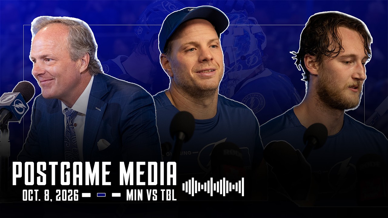 Postgame Media vs MIN | Cooper, Hildeby, Carlson