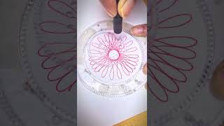 Relax your mind with beautiful spirograph design🫠 #asmr #art #satisfyling #soothingrelaxation #short