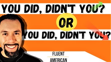 How Intonation Changes Meaning of Tag Questions in American English