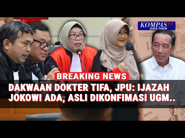 Sidang Perdana Kasus Ijazah Jokowi: Jaksa Penuntut Umum Bacakan Dakwaan Dokter Tifa