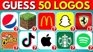 Guess The Logo In 3 Seconds | 50 LOGOS by Quiz Monster 8,458 views 3 weeks ago 10 minutes, 42 seconds