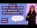 Having 10th Edition/11th Edition/12th Edition/13th Edition- CA Final Law Books by CA Arpita Tulsyan?