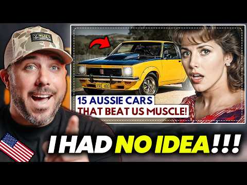 American Reacts to 15 Aussie Muscle Cars That Beat US Muscle