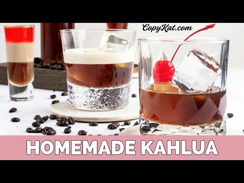 How to Make Homemade Kahlua Coffee Liqueur