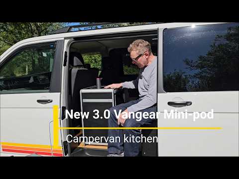 New 3.0 Vangear mini-pod camper van kitchen 