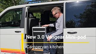 New 3.0 Vangear mini-pod camper van kitchen 