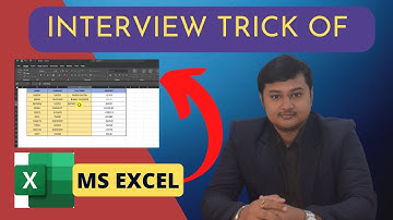 MS Excel Interview Tricks & Tips✅✅