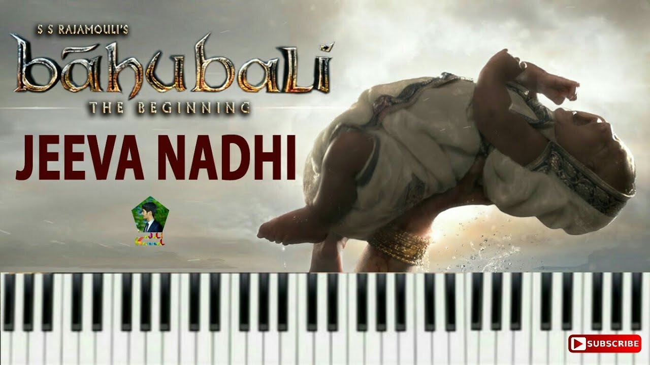 Jeva Nadhi Full Song Keyboard Version  Baahubali  Prabhas Rana Daggubati Anushka Tamannaah