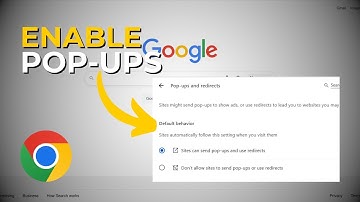 How to Allow Pop-Ups on Google Chrome