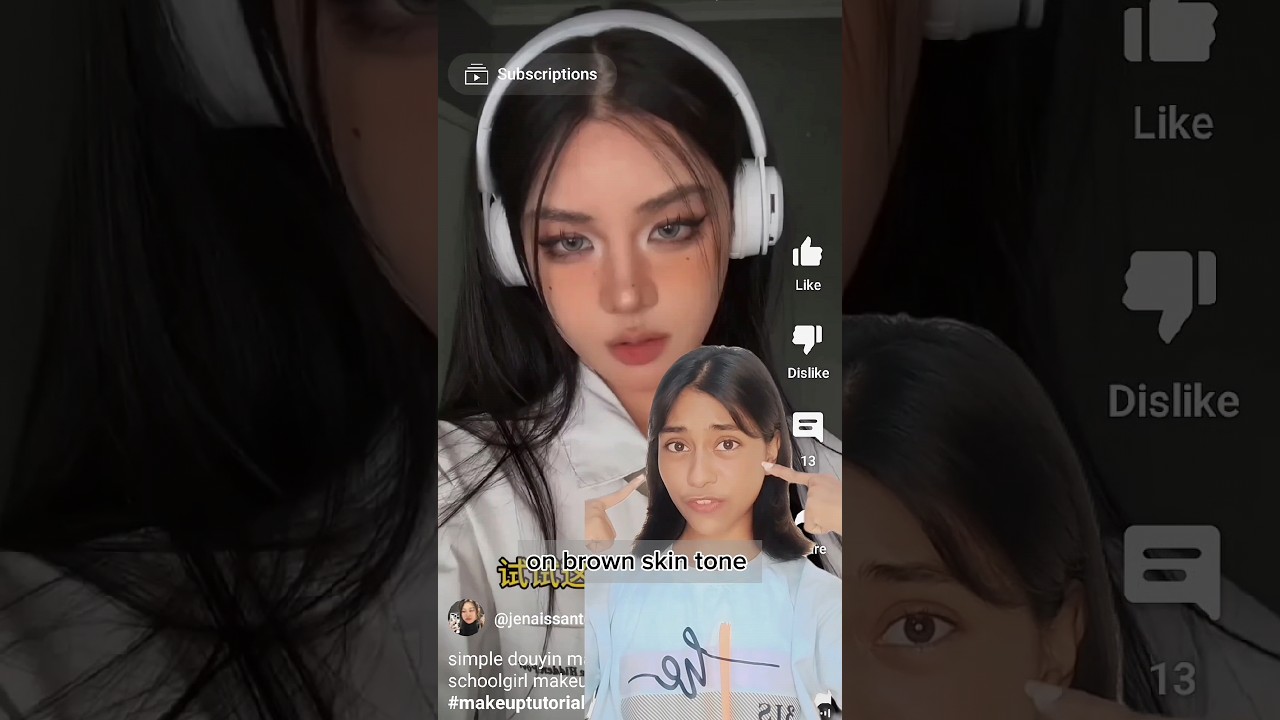 Easy douyin makeup tutorial (part-1) || #douyinmakeup #makeuptutorial #ytshorts #makeup