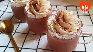 حلى نوتيلا لذيذ بـ 3 مكونات | Nutella Pudding 3 Ingredients