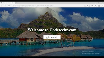 Create Full Screen Responsive Landing Page (HTML & CSS!!)