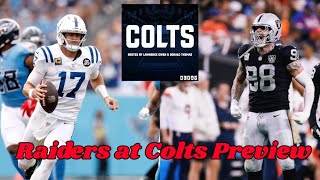 Raiders at Colts Week 5 NFL Preview/Prediction