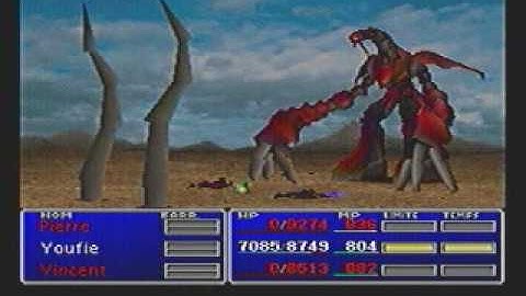 FF7 - Ruby Weapon defeated by a single frog without Materia or 7777 strat (Part 5/6)