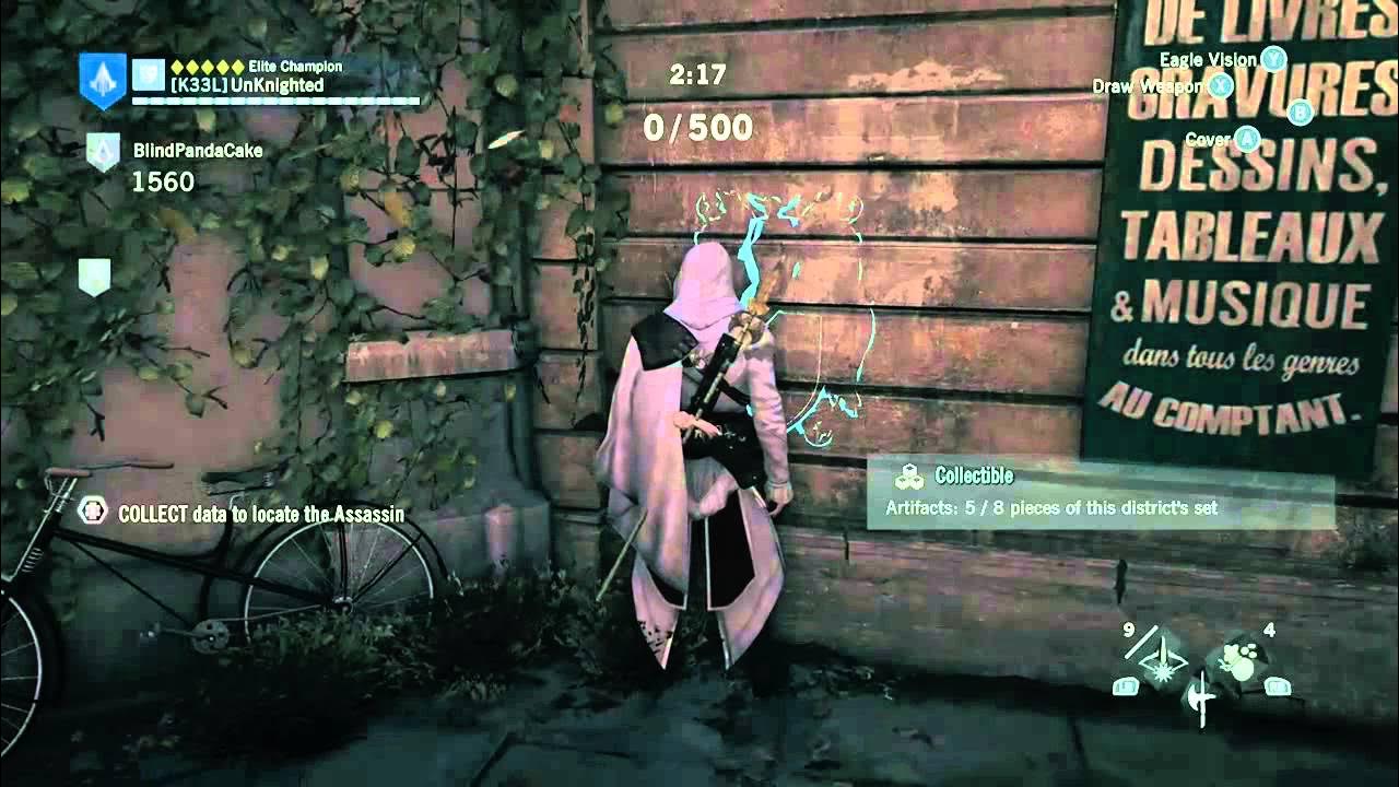 La Belle Epoque Tornado Artifact Locations for Assassin's Creed Unity