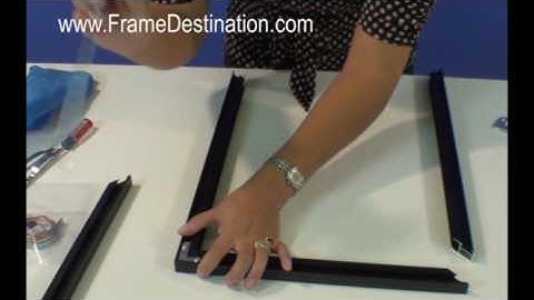 Metal Picture Frame Assembly for Frame Destination Picture Frames