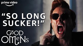 Crowley Traps Hastur in the Answering Machine | Good Omens | Prime Video